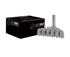 West Coast Wheel Accessories 12x1.5 Bulge Acorn Spline Lug Nuts 1.38 4 Lug Inst