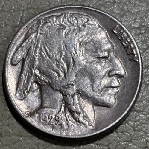 1929s Buffalo Nickel, nice original AU condition coin no issues, Some luster