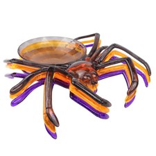Halloween Spider Candy Dish, Festive Party Bowl Decoration, Haunted House Tri...