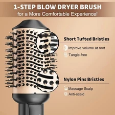 4 in 1 Hair Dryer Brush Styler Volumizer Hot Air Brush Blow Dryer Tool