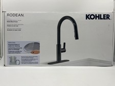 Kohler R38473-BL Rodean Kitchen Faucet Pull Down Matte Black NEW Kit