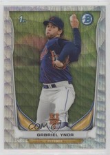 2014 Bowman Prospects Chrome Silver Wave Refractor 2/25 Gabriel Ynoa #BCP76 x5u
