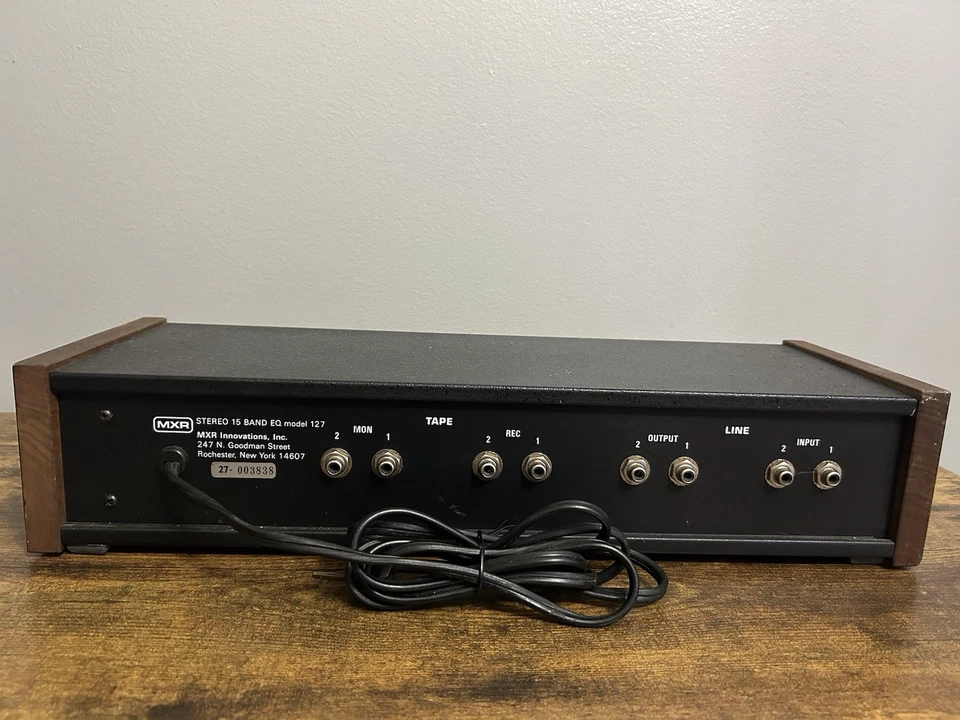 Ecualizador de 15 bandas estéreo MXR raro, vintage, modelo 127, sin probar Foto 2 de 4