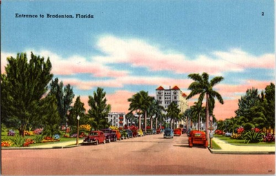 #ad Bradenton Florida FL : HOTEL SCENE a 24 BA4464 $5.37
