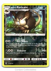 Alolan Raticate 77/149 Sun & Moon Reverse Holo