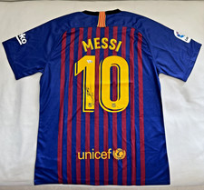 Lionel Messi Autograph Jersey Barcelona Fanatics Authentic COA W/tags MVP