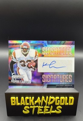 2025 Panini Prizm - Sensational Signatures Ki-Jana Carter #SEN-KCR /149 (AU)