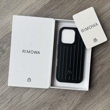 Rimowa iPhone 16 Pro Black Aluminium Phone Case New With Box And Tags