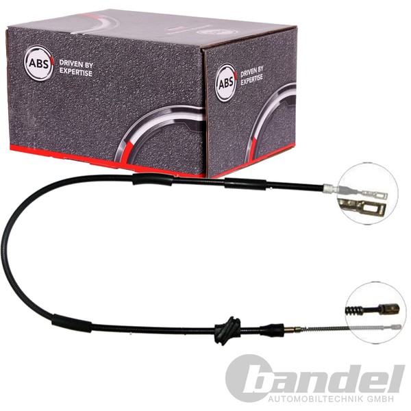 A.B.S. Handbremsseil Hinten Rechts Passend FüR Audi 80 90 | K10148-image