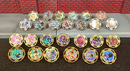 Vintage 1993 Mighty Morphin Power Rangers Spin Fighters Lot of 26 Spinners MMPR