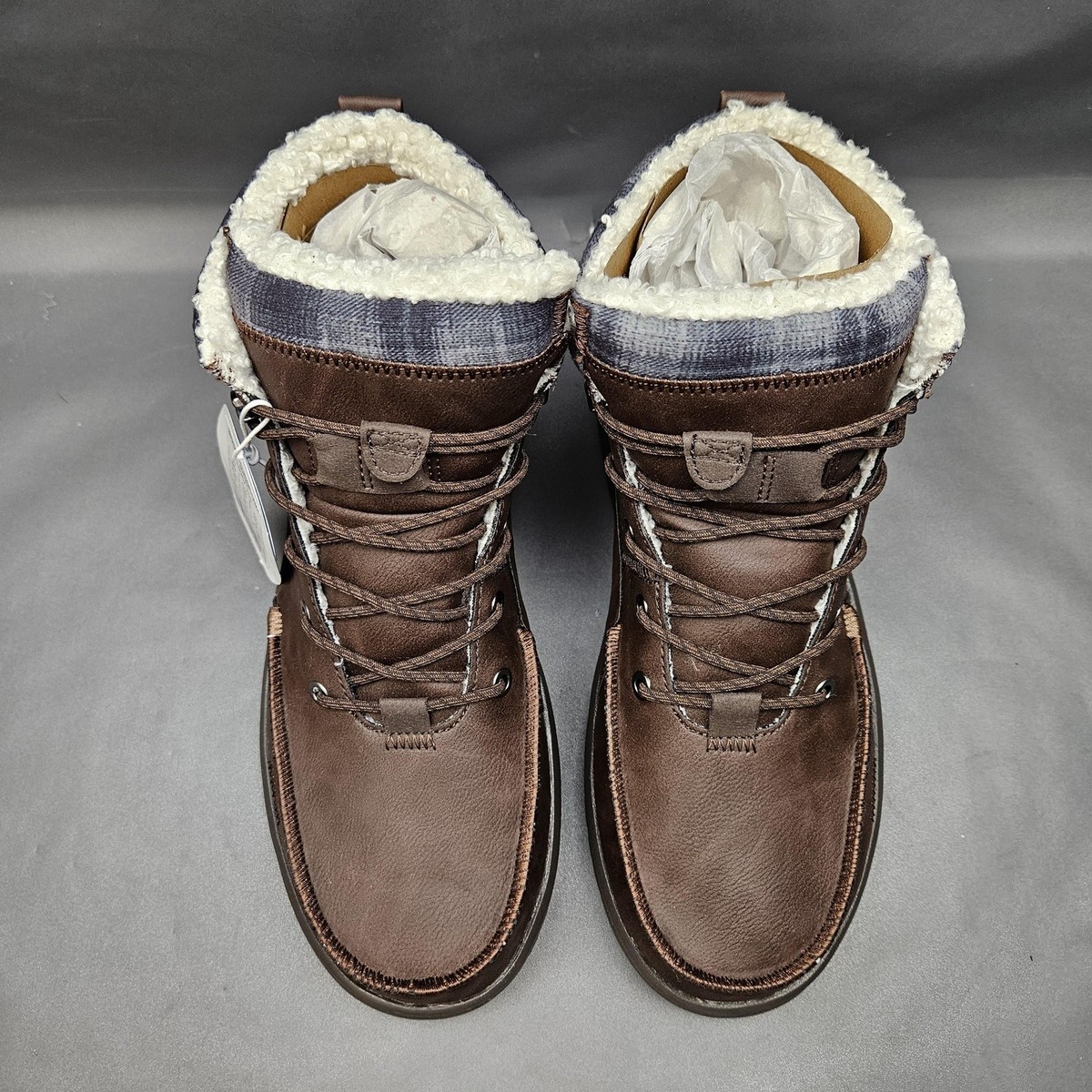 Hey Dude Boots Chukka Bradley Lace Up Shoes Mens Size 9 Amazon.com | HEYDUDE Bradley Classic, Walnut, Size 7, Men main image 3