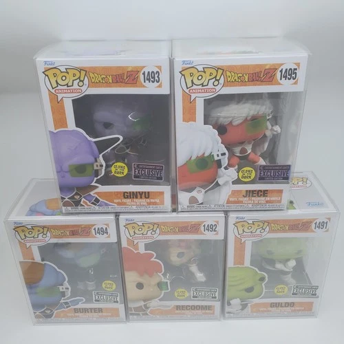 Funko Pop! Vinyl Dragon Ball Z Ginyu Force Glow in the Dark Funko Exclusive Set