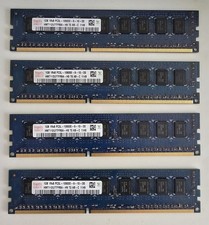 Hynix 1 GB DIMM 1333 MHz DDR3 SDRAM Memory HMT112U7TFR8A-H9  total 4GB 