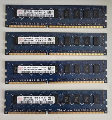Hynix 1 GB DIMM 1333 MHz DDR3 SDRAM Memory (HMT112U7TFR8A-H9) (total 4GB)