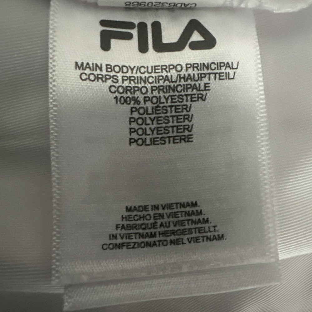 FILA Tennis Skirt Women's SMALL White Size UK 8 Hailey Pleated Bieber Micro Mini