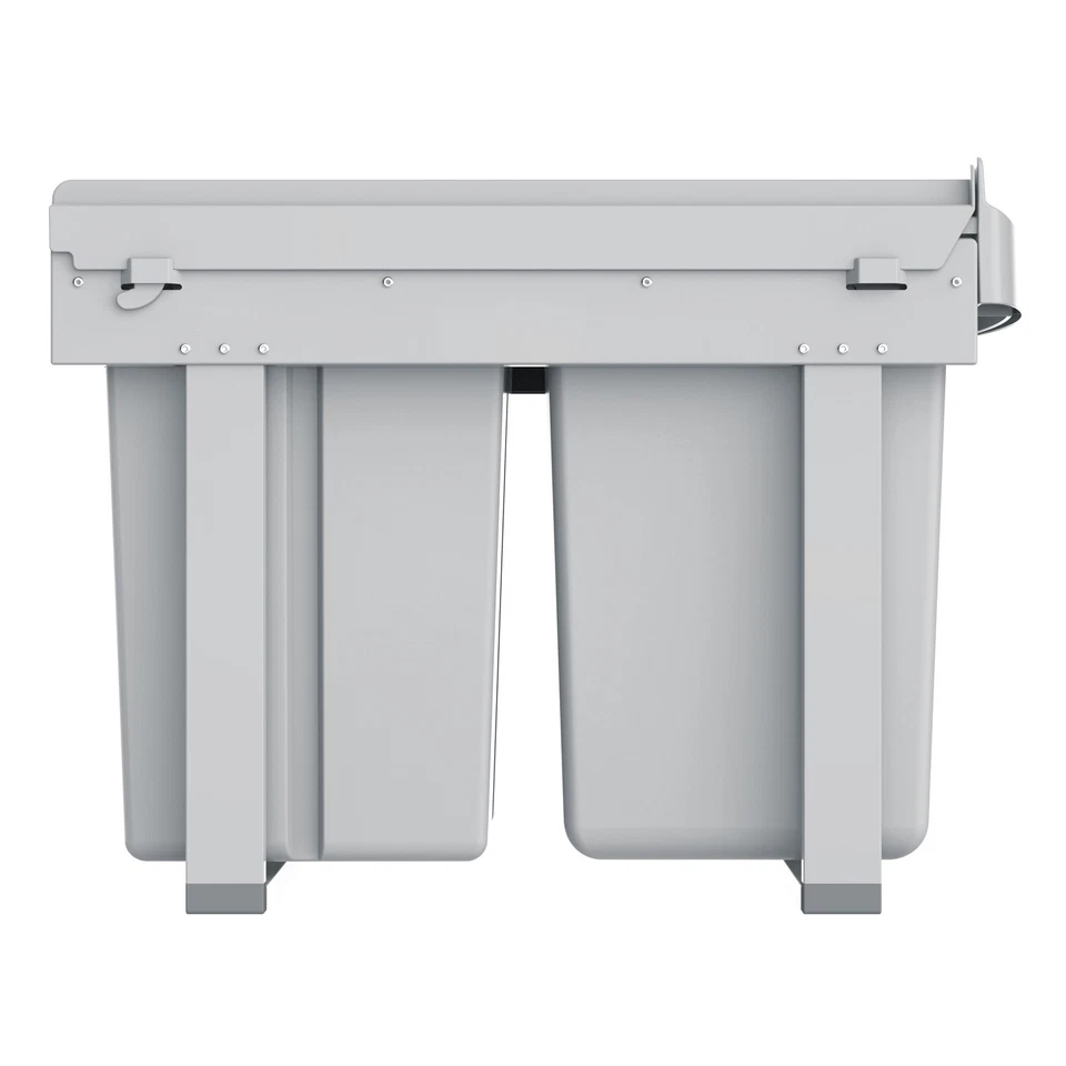 B-Ware SVITA Einbau-Mülleimer Unterschrank Küche Auszug 3 Fächer Mülltrennung - Bild 3 von 4