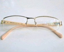 Vintage Prada VPR 53N Half Rim TAN Eyeglasses...