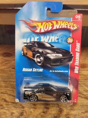 Hot Wheels Nissan Skyline Black & Gold Web Trading Cars  2008 #05/24