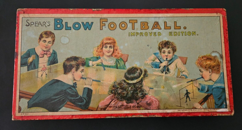 Antique Spear's Blow Football Improved Editon Circa 1910