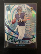 2024 Donruss JJ McCarthy Vortex RC Cubic 14/50 Minnesota Vikings #VOR-JMC