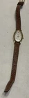 Vintage Timex Women's Quartz Watch, 18X28mm case, with leather band