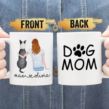 Personalized Dog Mug Custom Dog Mug Dog Mom Mug Dog Coffee Mug Dog Lover Mug Pet