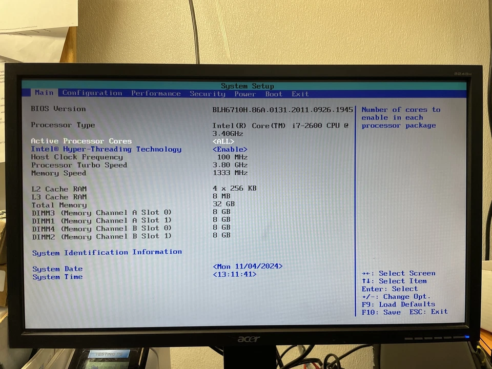 Intel Desktop Board DH67CL G10212-209 Core i7-2600 3.4GHz 32GB RAM - Image 2 of 4