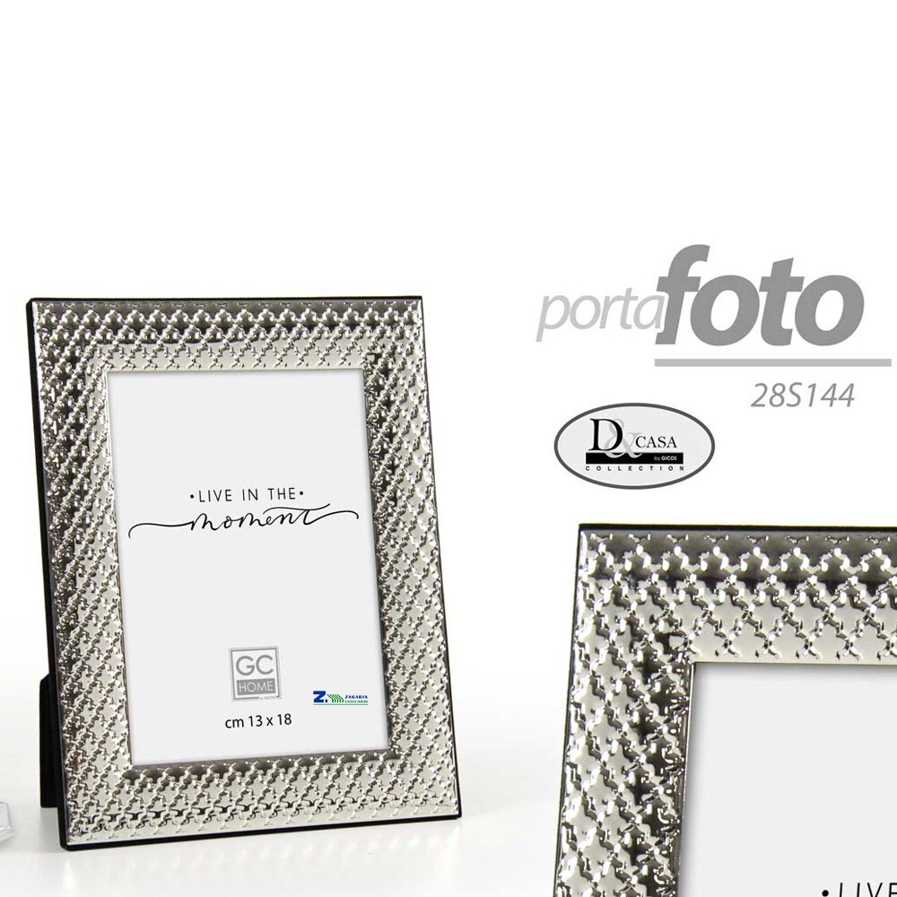 CORNICE PORTAFOTO FOTOGRAFIA ARGENTO 10x15cm MOG-824838