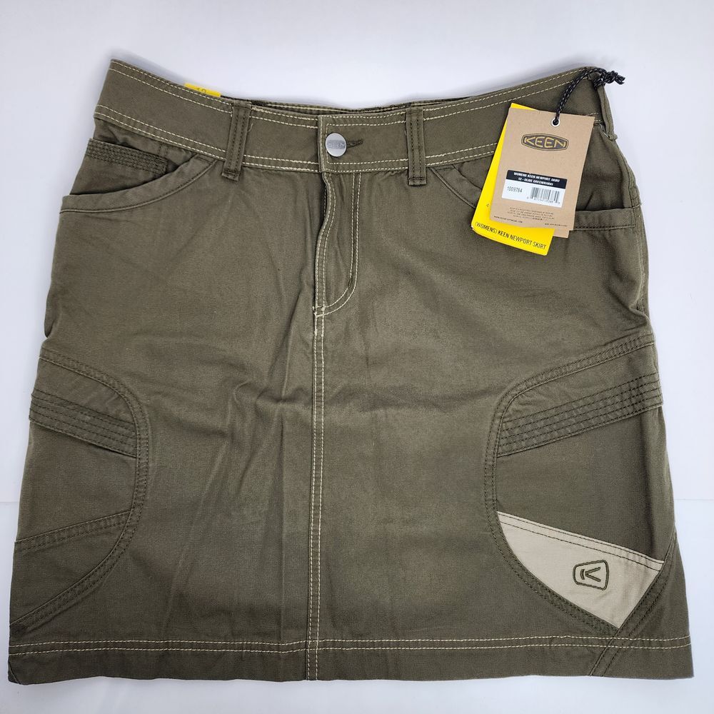 Gonna Keen Newport donna 12 tasche utility tela outdoor escursionismo verde oliva