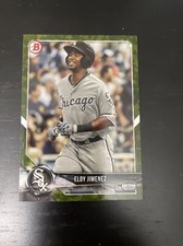 ELOY JIMENEZ 2018 Bowman Green Camo #BP50 RC Rookie NM+ Baseball Card