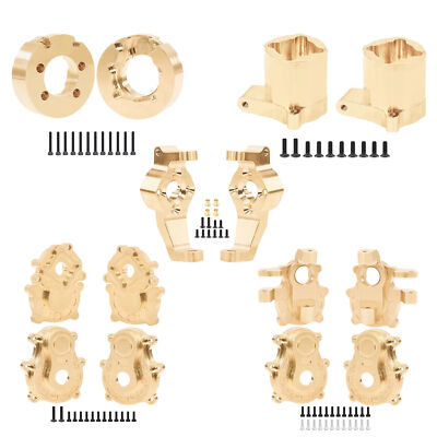 Brass Counterweight Steering Knuckle C-Hub kit for 1/8 RC Crawler Crossrc EMO X