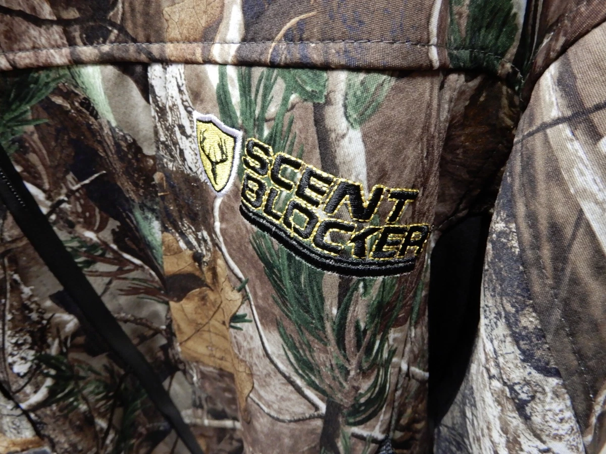 SCENT BLOCKER REALTREE ROAD TRIPS CAMO HUNTING JACKET SIZE MENS