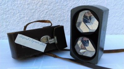 OLD PRECISION PRISM DUAL TOPOGRAPHY CAMERA circa 1950