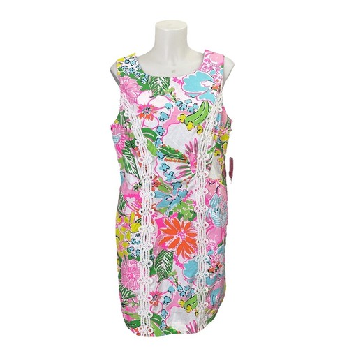 NWOT Lilly Pulitzer Reversible Canvas Sunhat Summer UPF50+  display picture 2