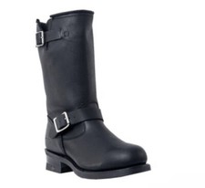 Dingo Motorcycle Boots Mens Rob Engineer Harness Strap Black DI19040 13 D