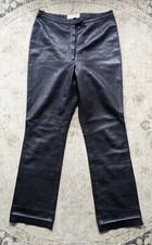 Valerie Stevens Women's Black Leather Pants Size 8