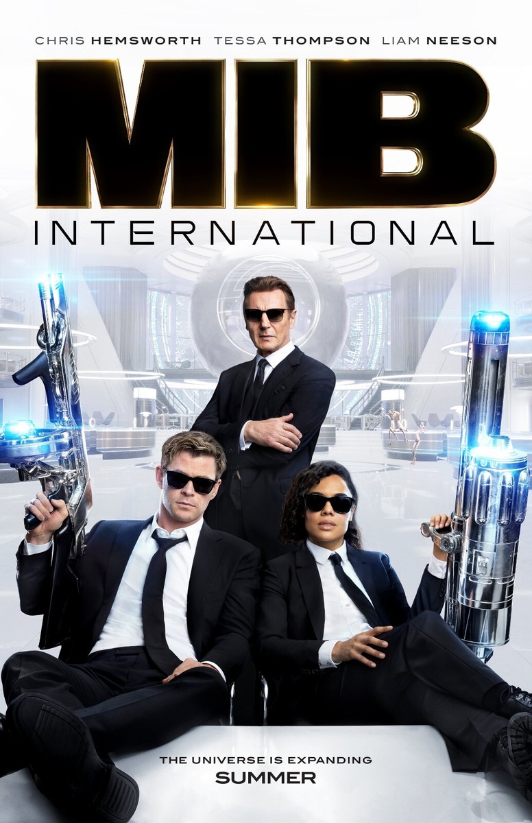 AA2936 Men in Black International Film 2019 Cast Movie Poster