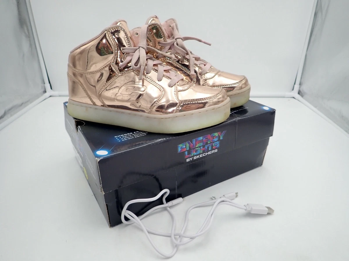 Kids Energy Lights-Dance-N-Dazzle Sneaker,Rose Gold 5 M Big Kid | eBay