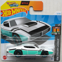 Hot Wheels Custom Otto Weiß/TüRkis Hw Dream Garage Neu/Ovp Mattel Auto Toy Car