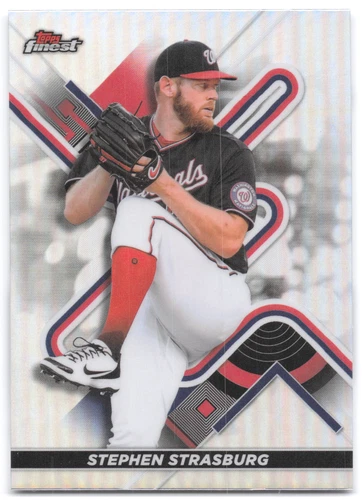 2022 Topps Finest Refractor Stephen Strasburg