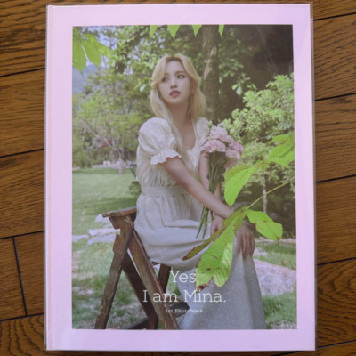 TWICE MINA 1st Photobook Yes, I am MINA Pink Ver. | eBay