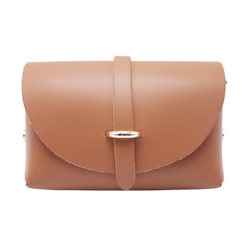 Moderno Italiano Mini/Fiesta Bolso de Mano Vera Pelle - Marrón | eBay