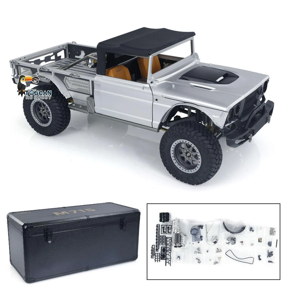 TWOLF 1/8 RC 4x4 Off-road Vehicles M715 4WD Remote Control Crawler Car Model KIT - Image 4 of 4