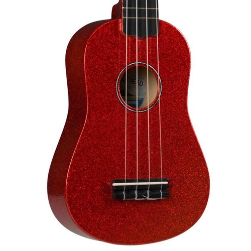 Diamond Head Hot Rod Series Ukulele, Soprano Size, Candy Apple Red - Picture 2 of 3
