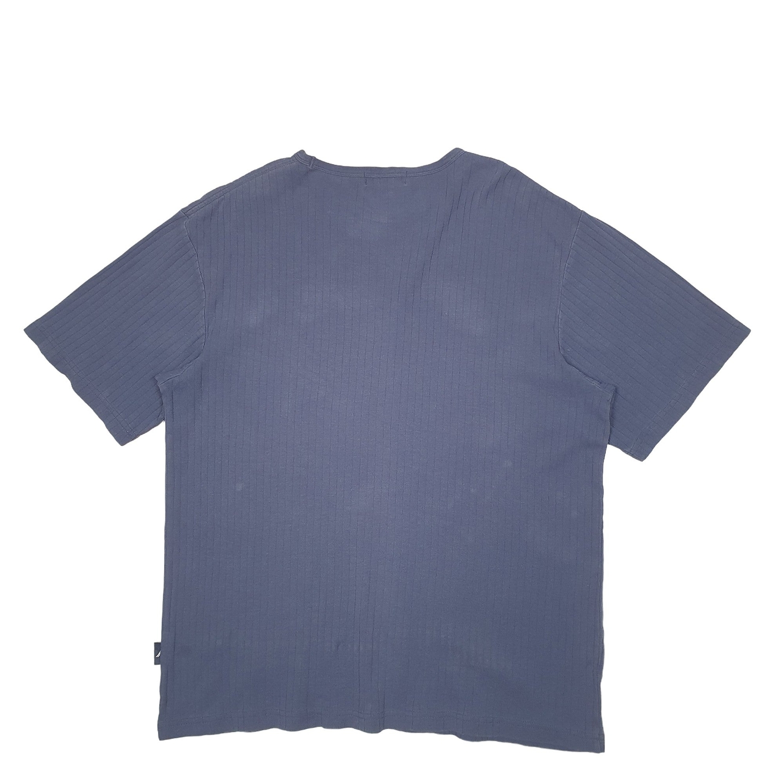 NAUTICA Blue T Shirt Tee Knit Short Sleeve Cotton Mens L image 2