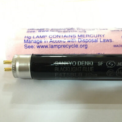 SANKYO  F4T5BLB UV Fluorescent Lamp Tube 4W Inspection Light Black Tube