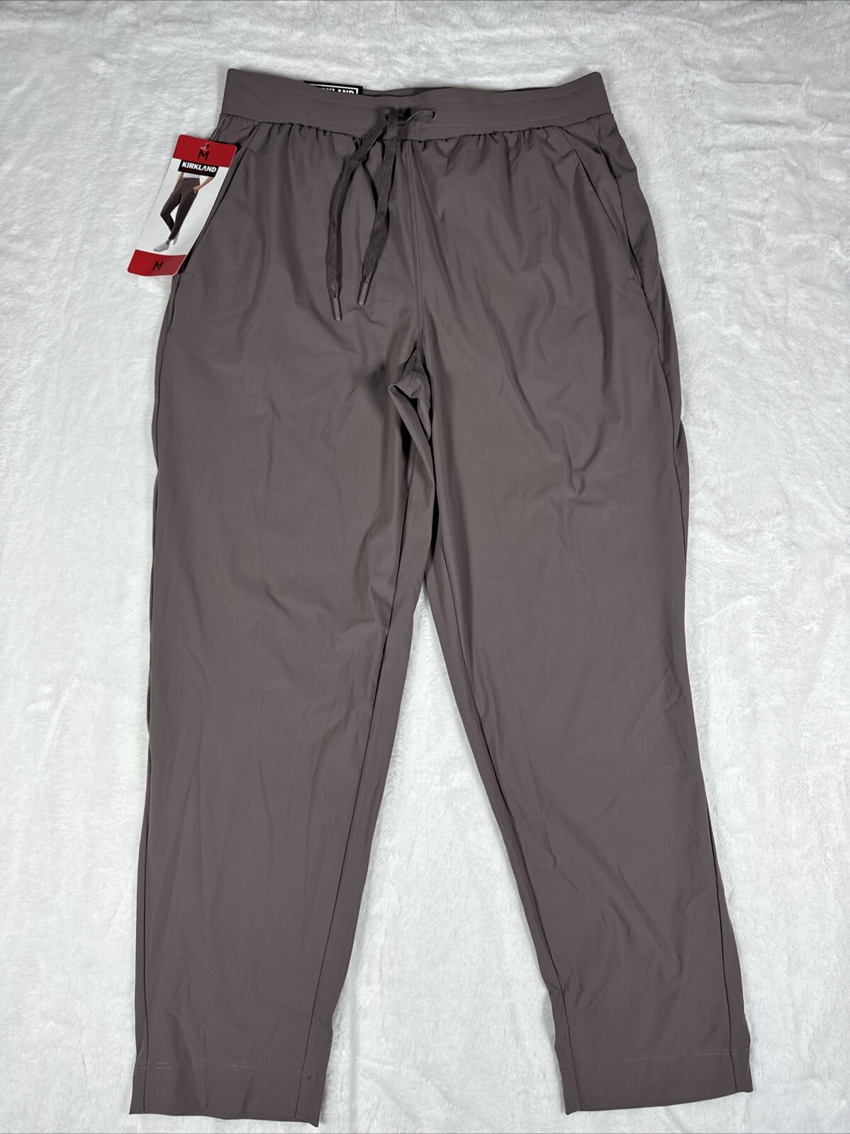 Kirkland Signature Ladies' Active Pants, Gray, Size M , color Hopsack