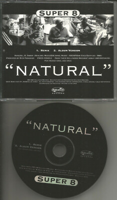 Bronx Style Bob SUPER 8 Natural 2TRX w/ RARE REMIX  PROMO DJ CD single Khaleel