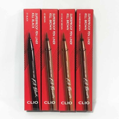 CLIO] Superproof Pen Liner Kill Black/Brown 0.55ml / Korean