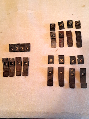 Mercedes-Benz W123 Front Seat NUT Retainer SET 8Pieces A1239900091  